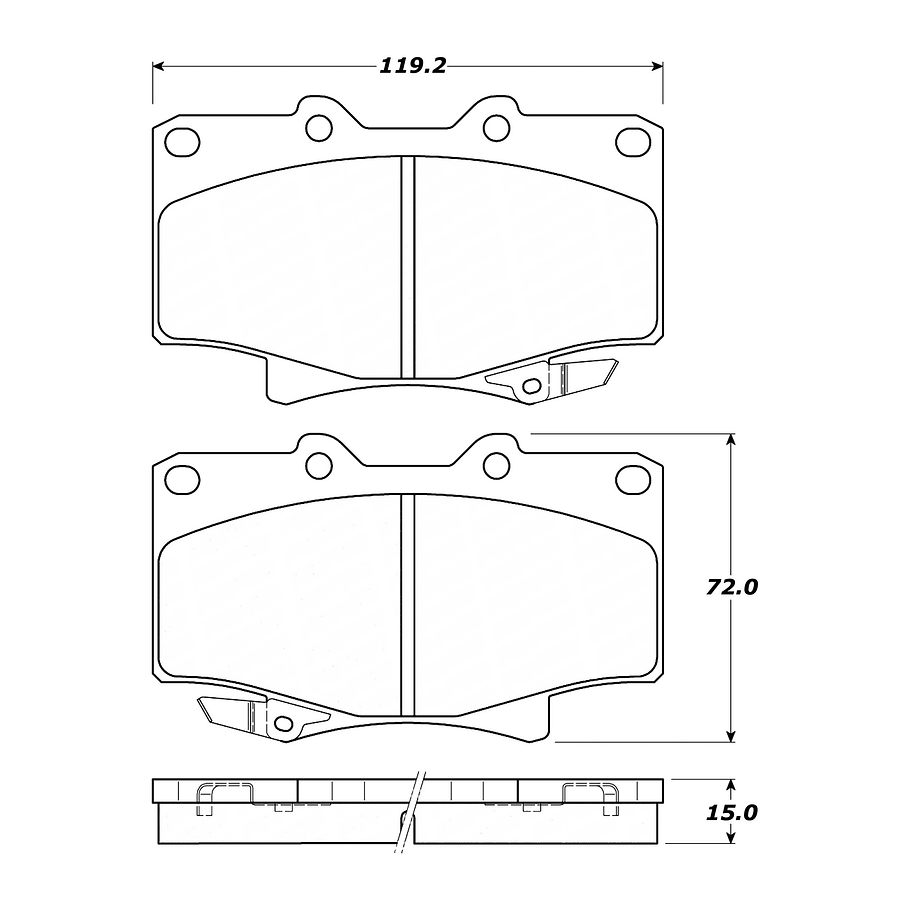 Pastillas Freno PQPRO 500.05020 1