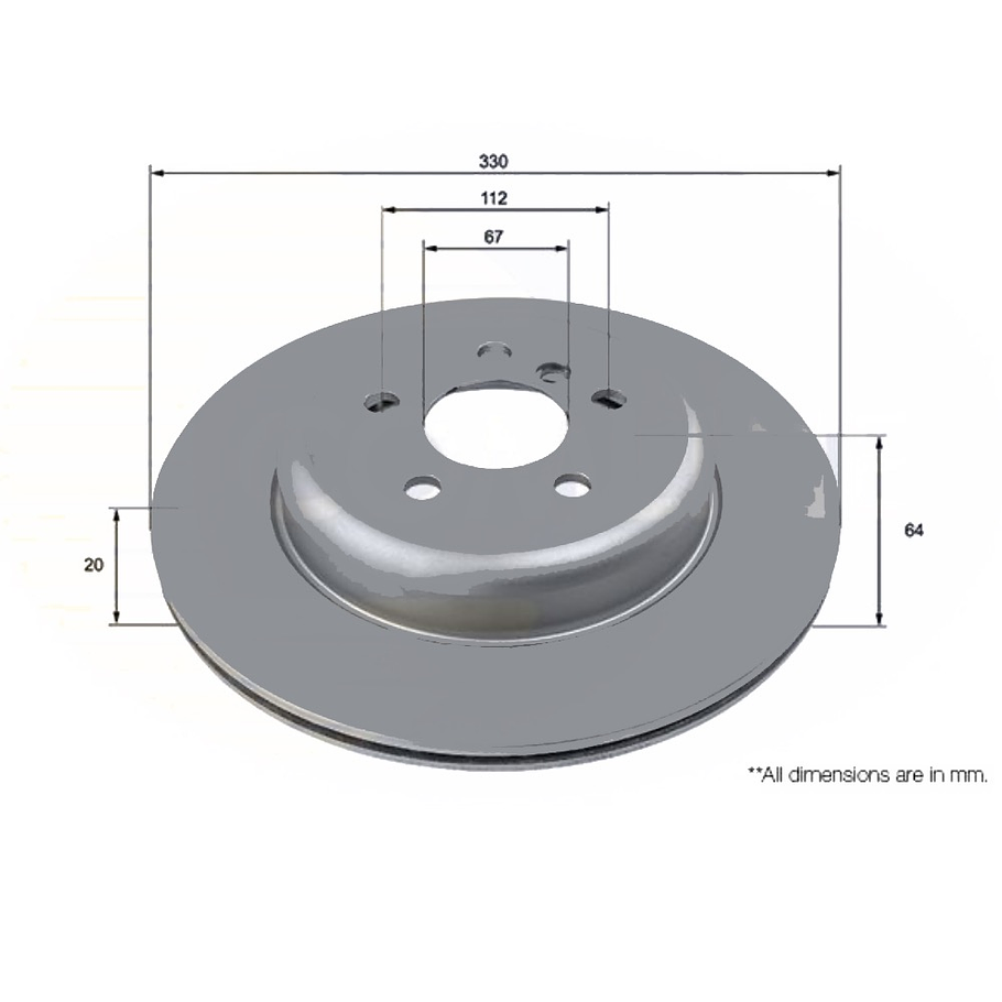Disco Freno COMLINE ADC5033VL 2