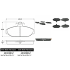 Pastillas Freno Volvo 940 1991-1998 Delantero 4