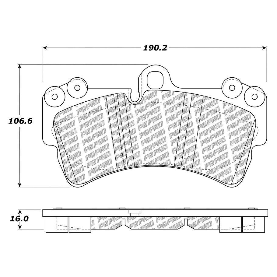 Pastillas Freno Volkswagen Touareg 2002-2010 Delantero 2