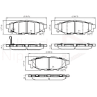 Pastillas Freno Subaru Outback 2005-2009 Trasero 2
