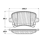 Pastillas Freno Volkswagen Golf Variant 2003-2010 Trasero 4