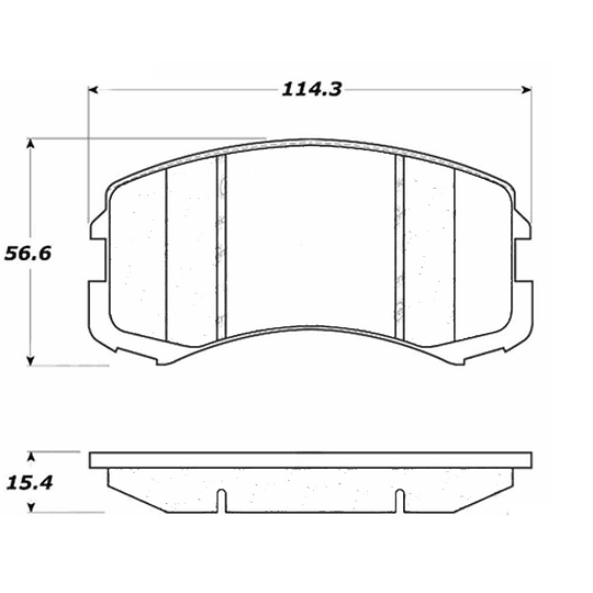 Pastillas Freno C-TEK 102.09040
