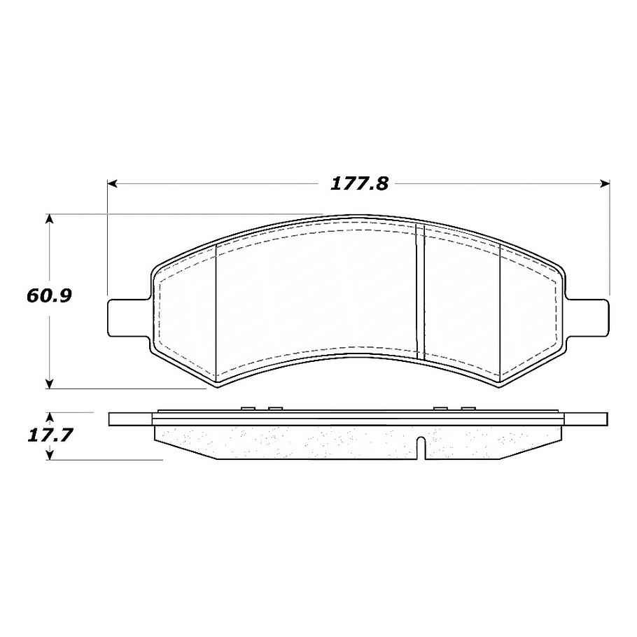 Pastillas Freno Chrysler Aspen 2007-2009 Delantero 2