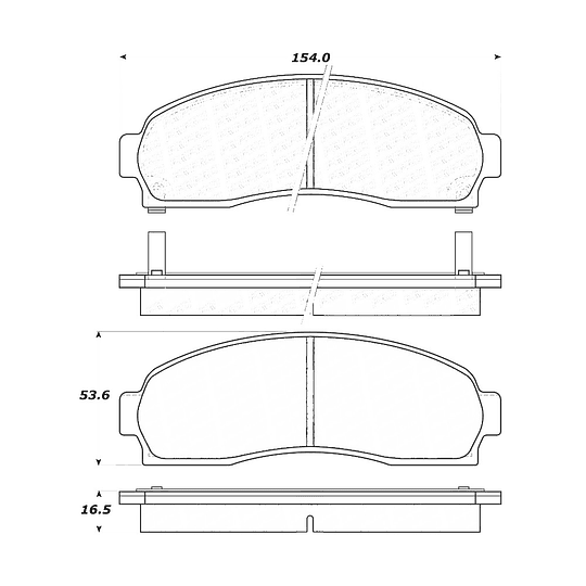Pastillas Freno PQPRO 500.08330