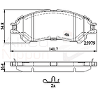 Pastillas Freno Suzuki Vitara 2015-2023 Delantero 4