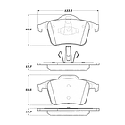 Pastillas Freno Volvo XC90 2003-2015 Trasero 4