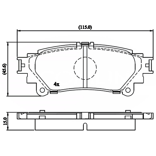 Pastillas Freno COMLINE CBP06078