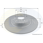 Disco Freno COMLINE ADC1286 3
