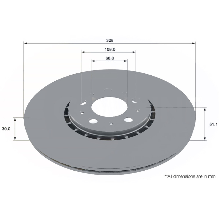 Disco Freno COMLINE ADC2922V 2