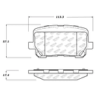 Pastillas Freno Dodge Charger 2011-2023 Trasero 4