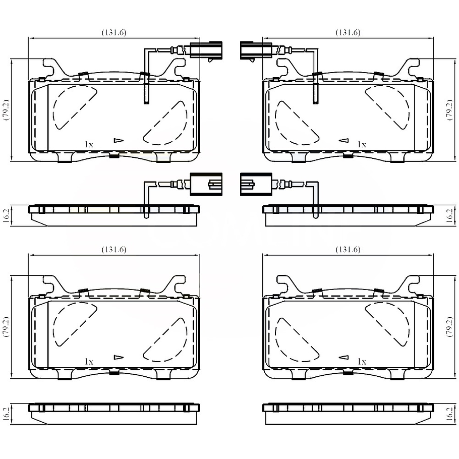 Pastillas Freno COMLINE CBP12461 1