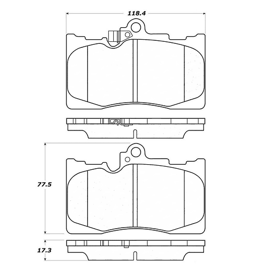 Pastillas Freno POSIQUIET 105.11180