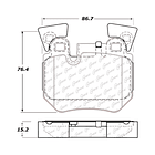 Pastillas Freno BMW 328i 2004-2013 Trasero 3