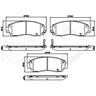 Pastillas Freno Honda CR-V 2007-2012 Delantero 4