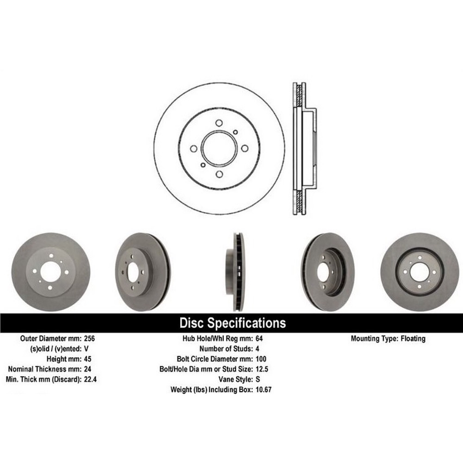 Disco Freno C-TEK 121.46060 1