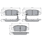 Pastillas Freno Infiniti M37 2011-2019 Trasero 4
