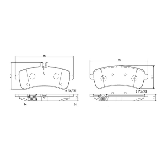 Pastillas Freno FERODO FDB5108