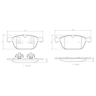 Pastillas Freno Volvo XC60 2009-2017 Delantero 2