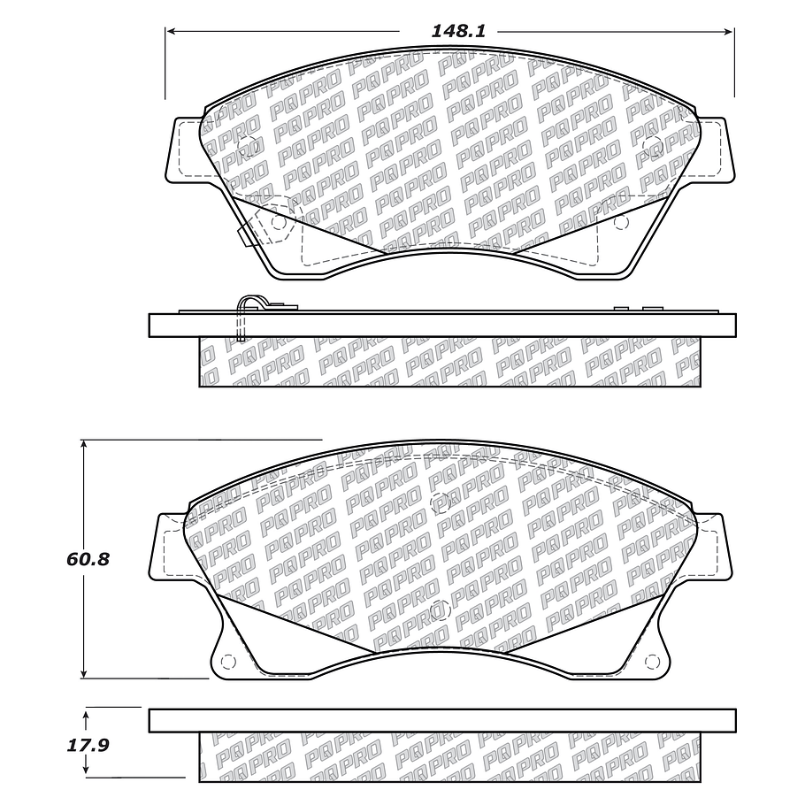 Pastillas Freno Opel Astra 2009-2015 Delantero 3