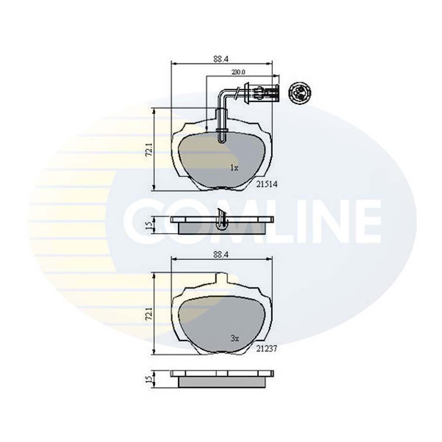 Pastillas Freno Land Rover Defender 1990-2016 Trasero 4