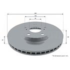 Disco Freno MOTAQUIP LVBD1568 1