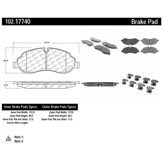 Pastillas Freno Ford Transit Connect 2013-2023 Delantero