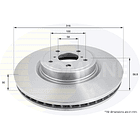 Disco Freno COMLINE ADC0824V 3