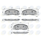 Pastillas Freno COMLINE CBP32003 4