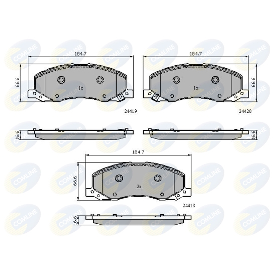Pastillas Freno COMLINE CBP32003 4