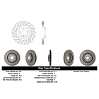 Disco Freno Mercedes Benz GLE350 AMG pkg 2012-2019 Delantero 3