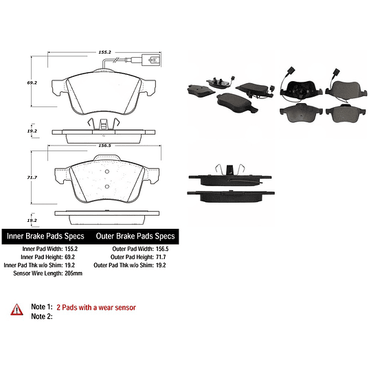 Pastillas Freno ALLIED NIPPON ADB11718