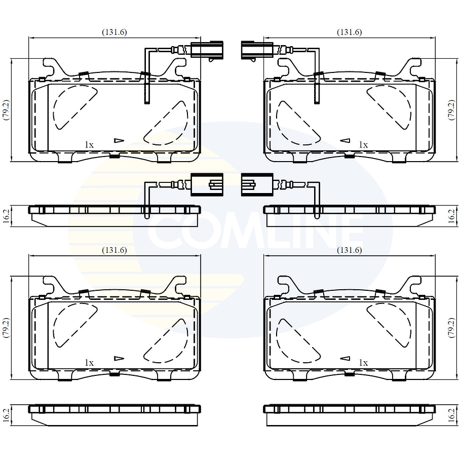 Pastillas Freno Alfa Romeo Giulia 2016-2023 Delantero 3