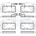 Pastillas Freno Alfa Romeo Giulia 2016-2023 Delantero 4