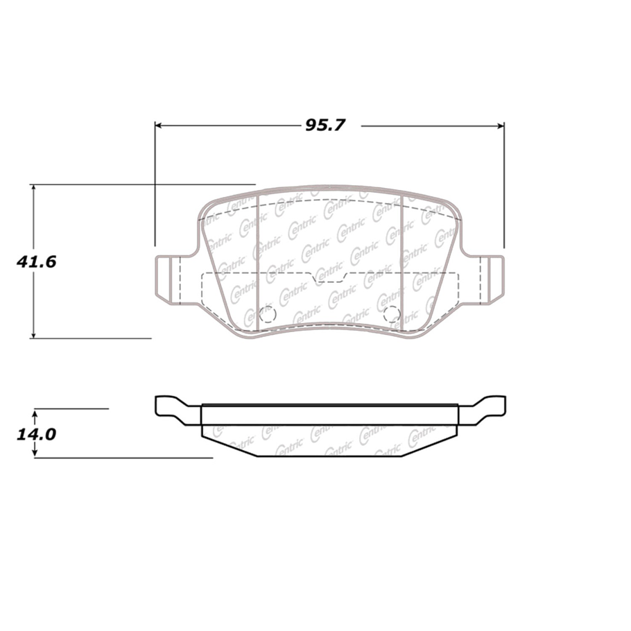 Pastillas Freno CENTRIC 300.13580 1