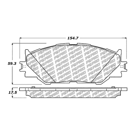 Pastillas Freno PQPRO 500.11780