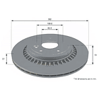 Disco Freno Volvo XC60 2009-2017 Trasero 4
