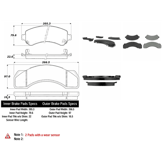 Pastillas Freno Freightliner Commercial Chassis 1997-2006 De