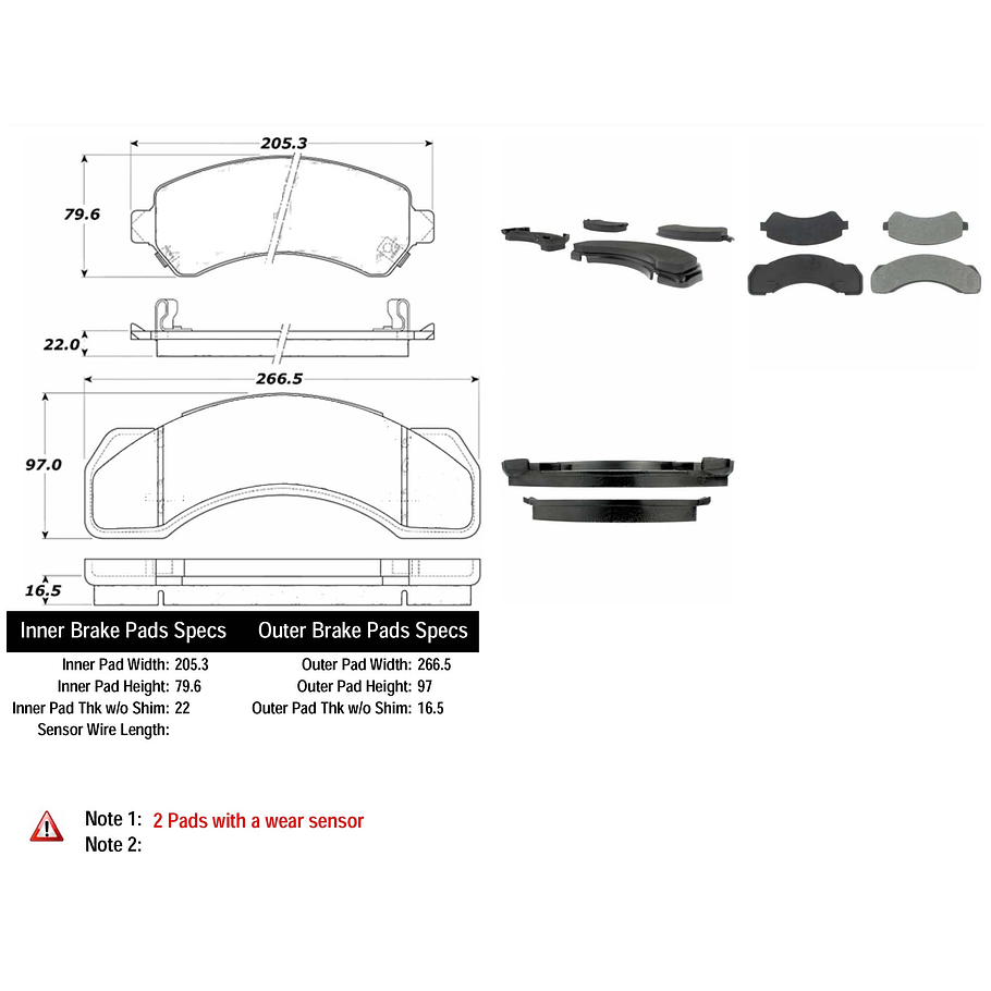 Pastillas Freno Freightliner Commercial Chassis 1997-2006 De 2