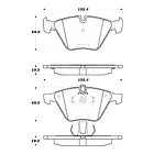 Pastillas Freno BMW X1 35i xDrive 2010-2015 Delantero 3