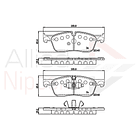 Pastillas Freno Land Rover Range Rover Evoque 2011-2018 Dela 4