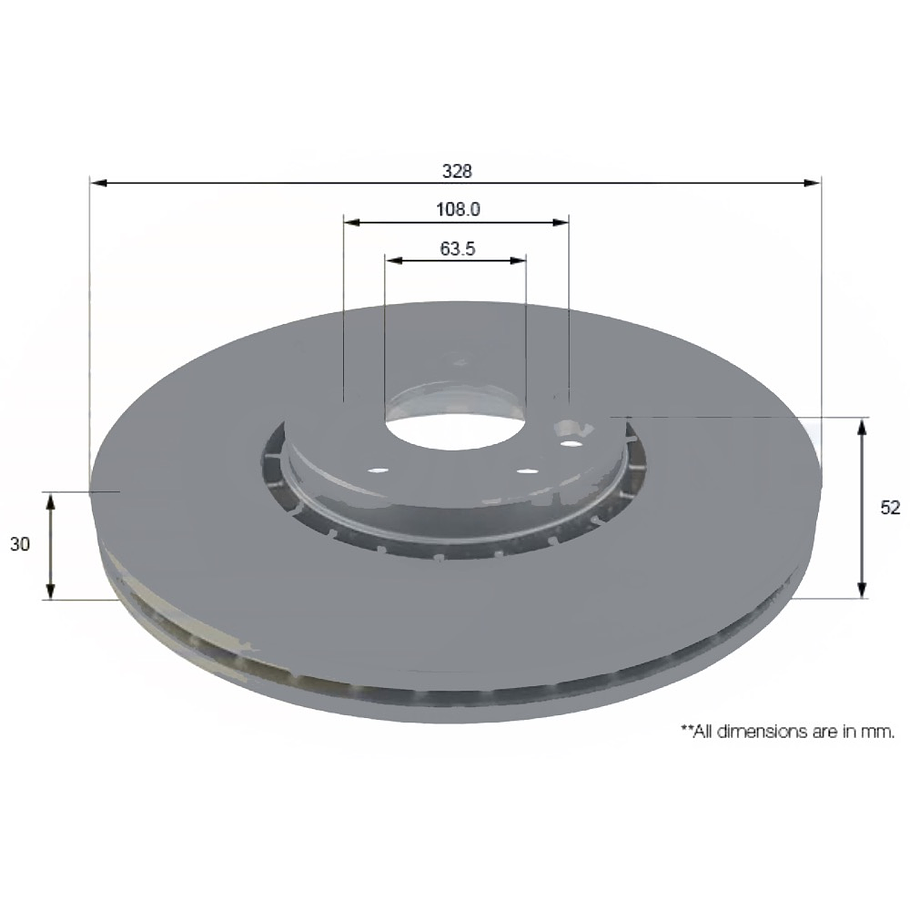 Disco Freno COMLINE ADC1916V 2