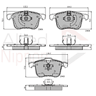 Pastillas Freno SAAB 9-5 1997-2010 Delantero 3