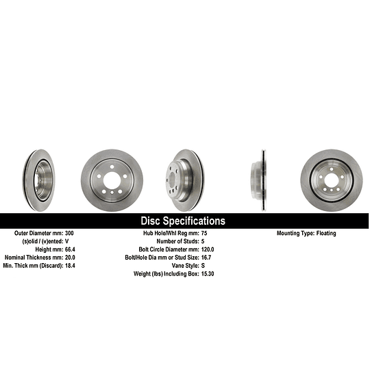 Disco Freno COMLINE ADC1776V