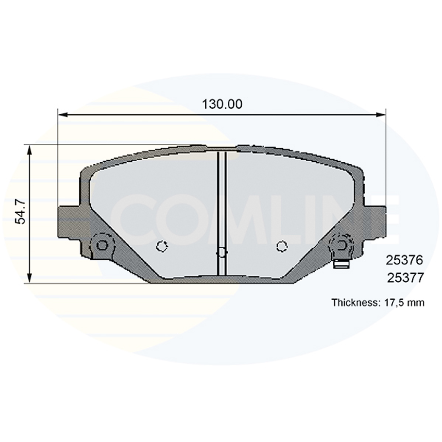 Pastillas Freno Chrysler Town & Country 2008-2016 Trasero 3