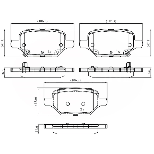 Pastillas Freno ALLIED NIPPON ADB32436