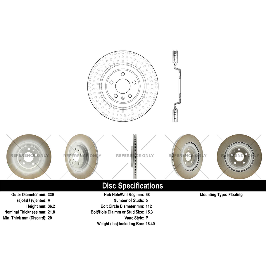 Disco Freno Audi S4 2017-2023 Trasero 2