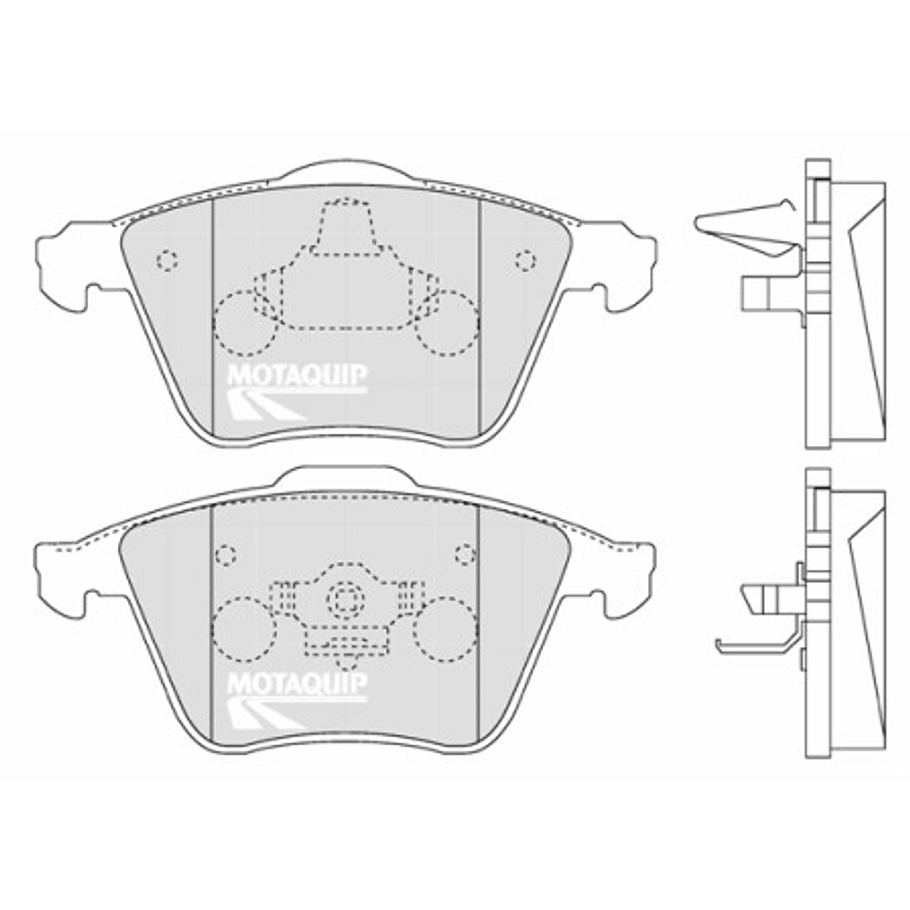 Pastillas Freno Volvo S40 2004-2012 Delantero 4