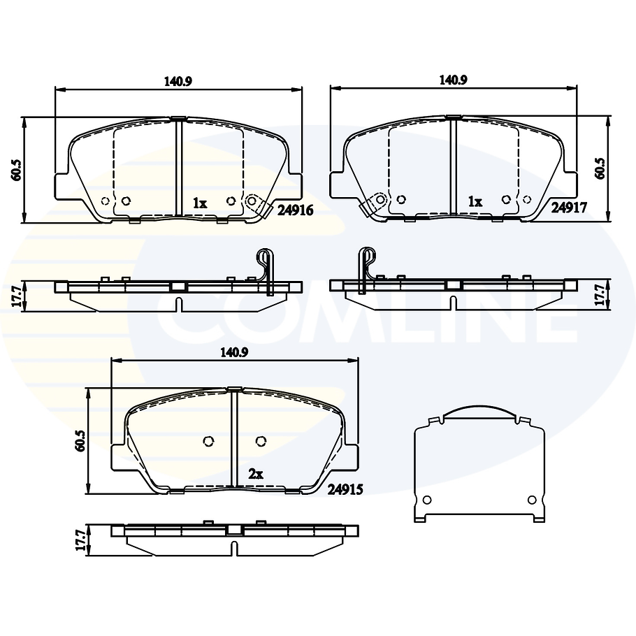 Pastillas Freno Hyundai Genesis 2008-2013 Delantero 4