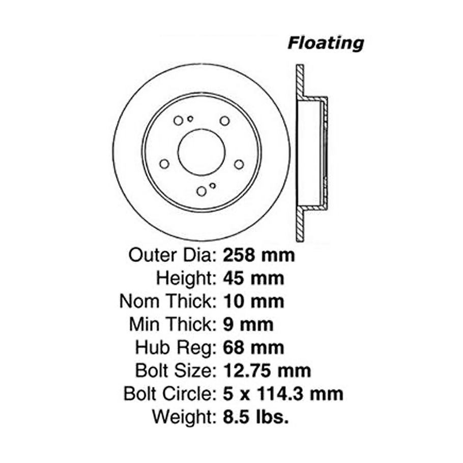 Disco Freno Peugeot Rifter 2019-2023 Delantero 4